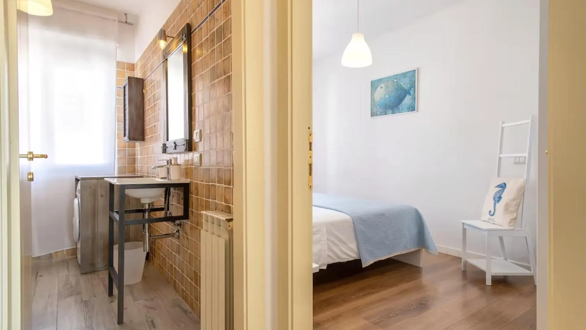 Petit Bijoux Apartment A Few Steps From The Beach, Sea View And Parking Space 알게로